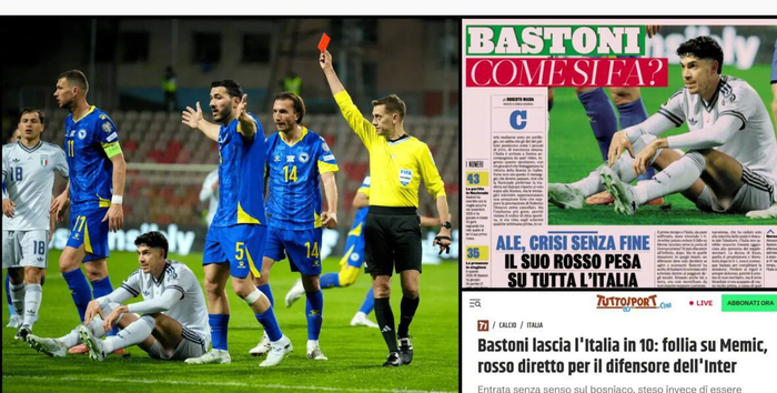 开云娱乐-巴斯托尼红牌致意大利出局遭批，巴萨或加速引进|巴塞罗那|世界杯|亚历山德罗·巴斯托尼|意大利足球队|都灵体育报_新浪体育_新浪新闻